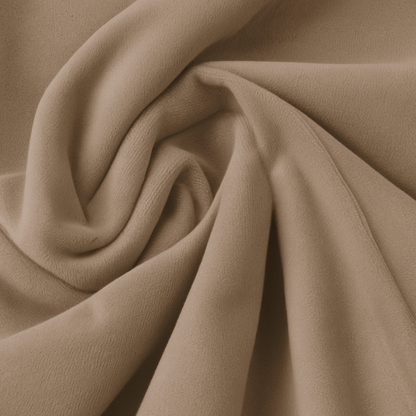 Drap-housse pour matelas velours beige taupe