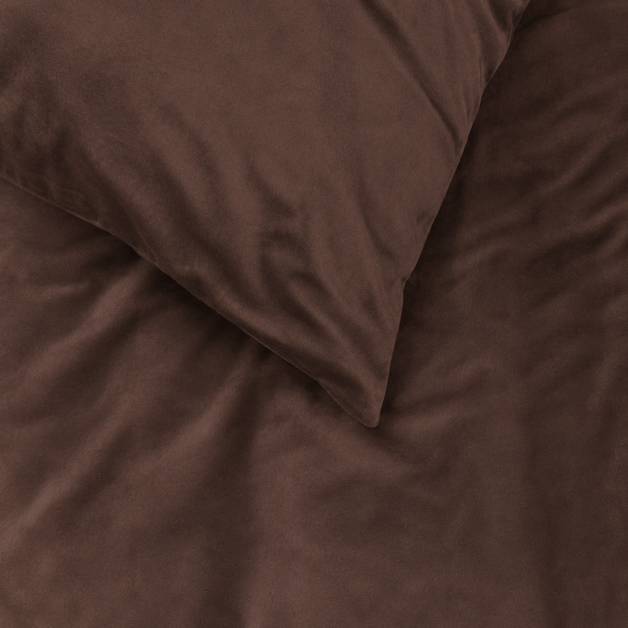 Y-NOT Kussenslopen Velvet Chocolate 60x70 cm 2-pack