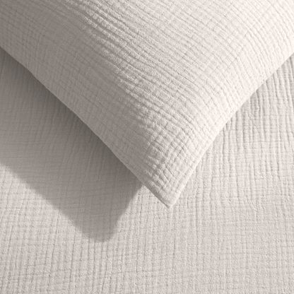 Kussenslopen set Mousseline 220TC Offwhite 60x70 cm 2-Pack