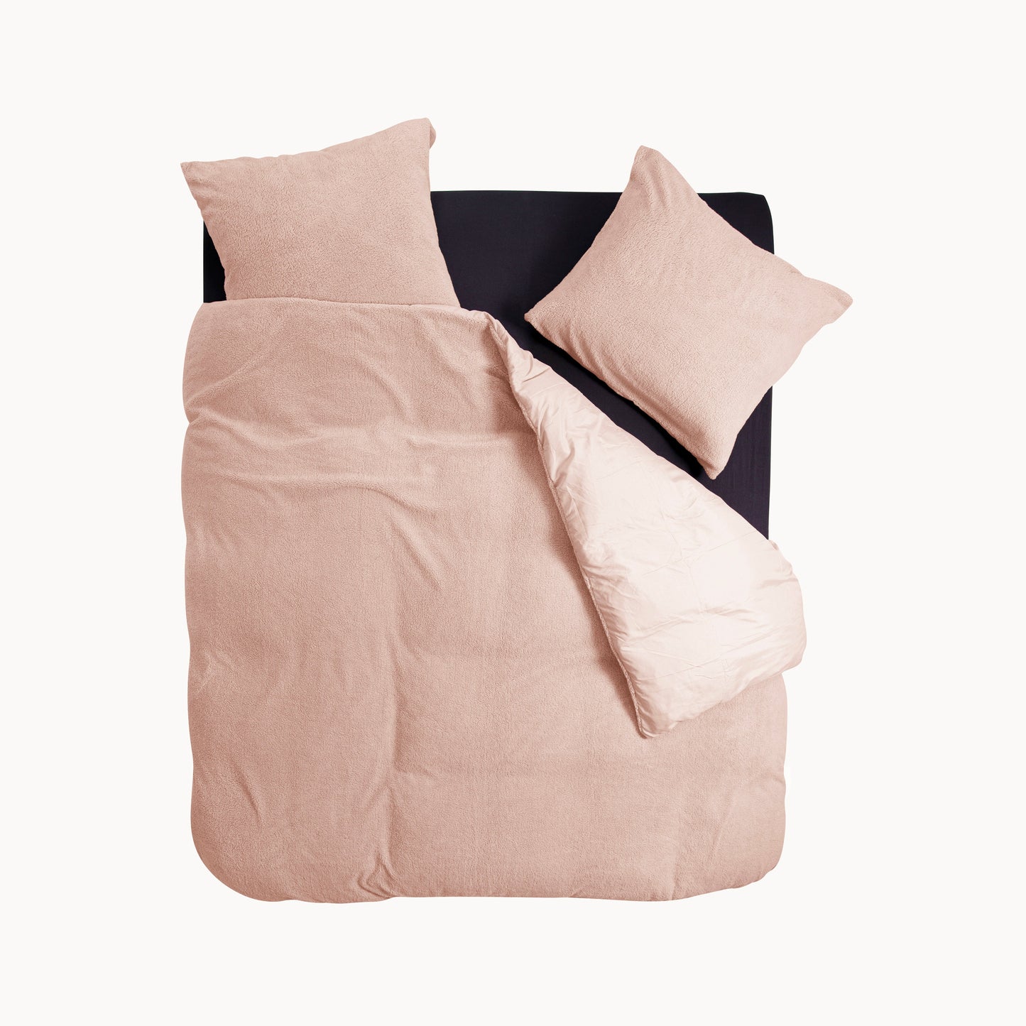 Parure housse de couette Teddy Hug Me Rose Poudré