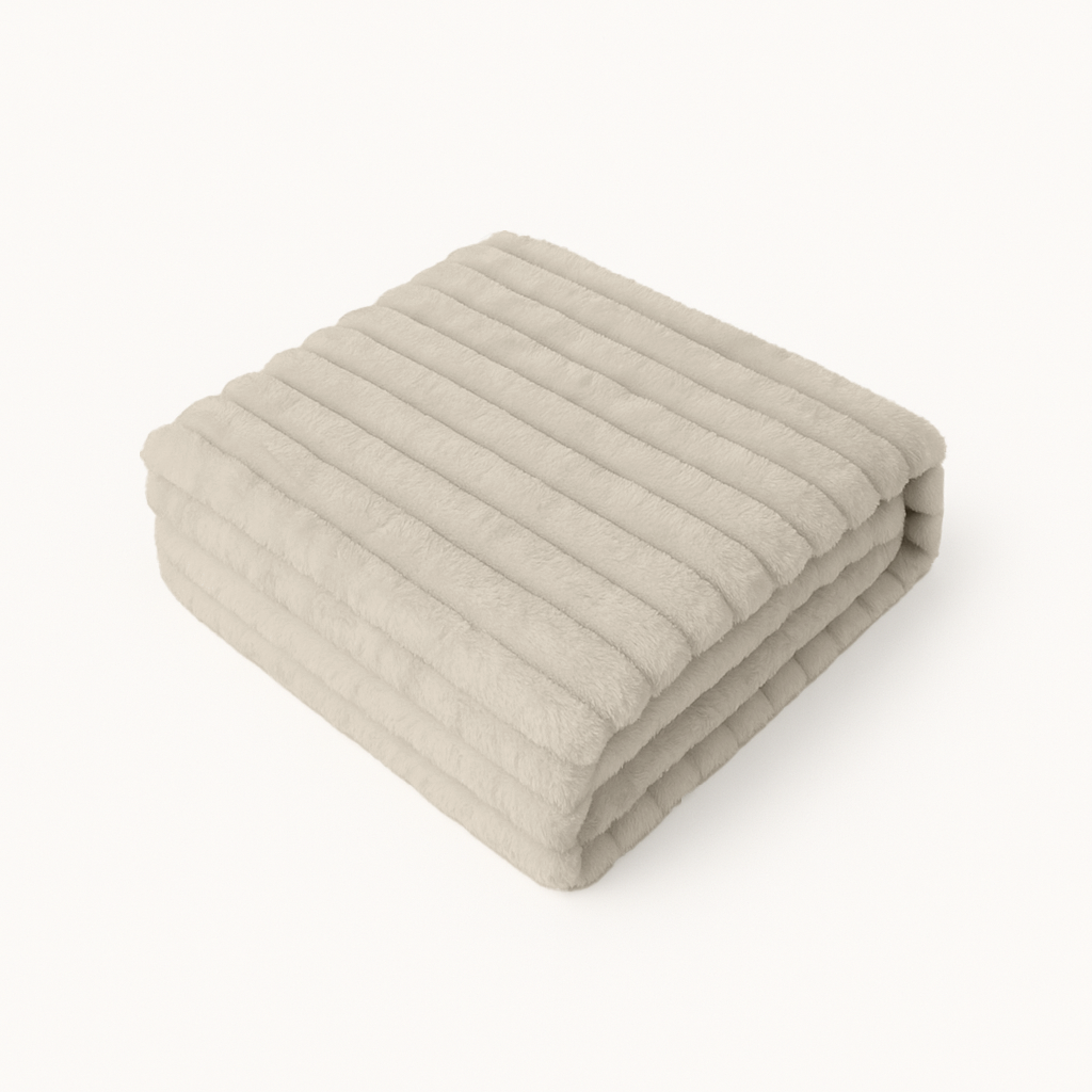 Kussenslopen Teddy Chunky Rib™  Sand 60x70cm 2-Pack