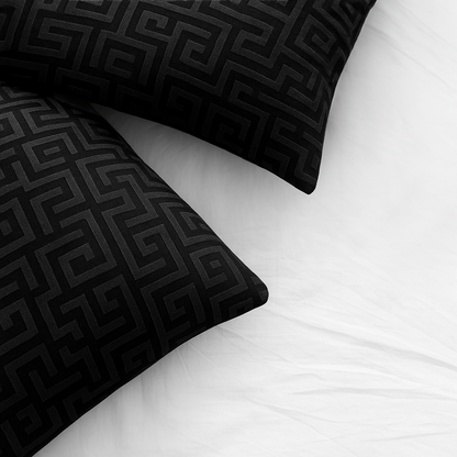 Kussenslopen Velvet™ Designer Black 60x70cm 2-Pack