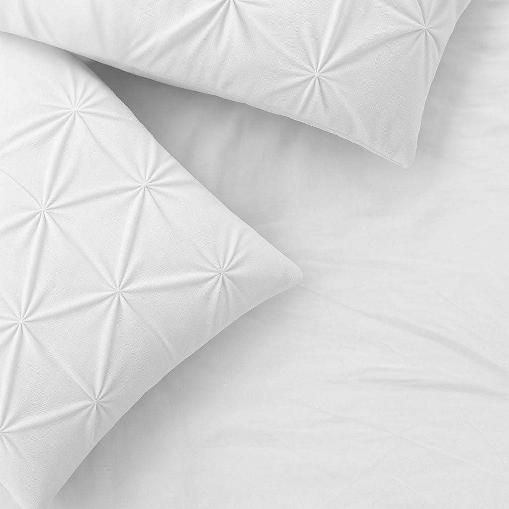 Kussenslopen Mat Satijn Diamond White 60x70cm 2-Pack