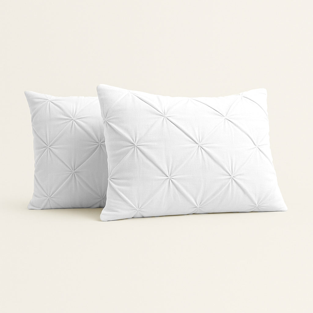 Kussenslopen Mat Satijn Diamond White 60x70cm 2-Pack