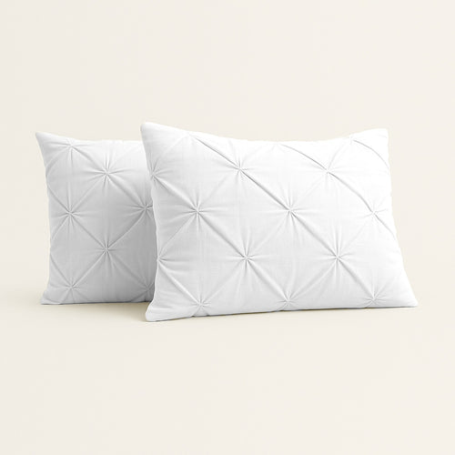 Kussenslopen Mat Satijn Diamond White 60x70cm 2-Pack