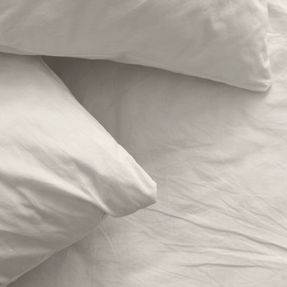 Kussenslopen Mat Satijn Offwhite 60x70cm 2-Pack