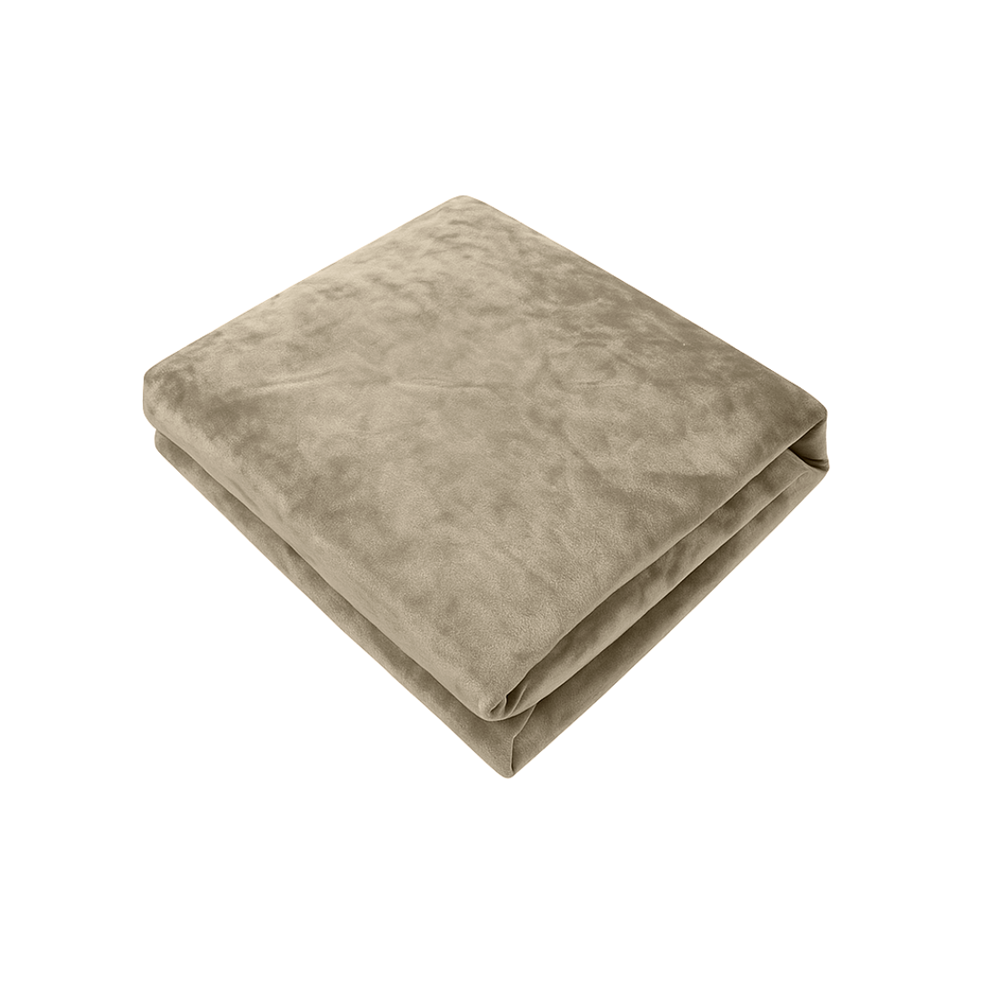 Kussenslopen Velvet Chenille Taupe/Grey 60x70 cm 2-pack