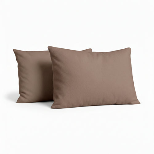 Taies d'oreiller en velours/velours noir 