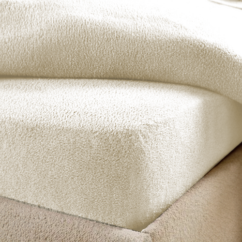 Matras Hoeslaken Teddy - Cappuccino White