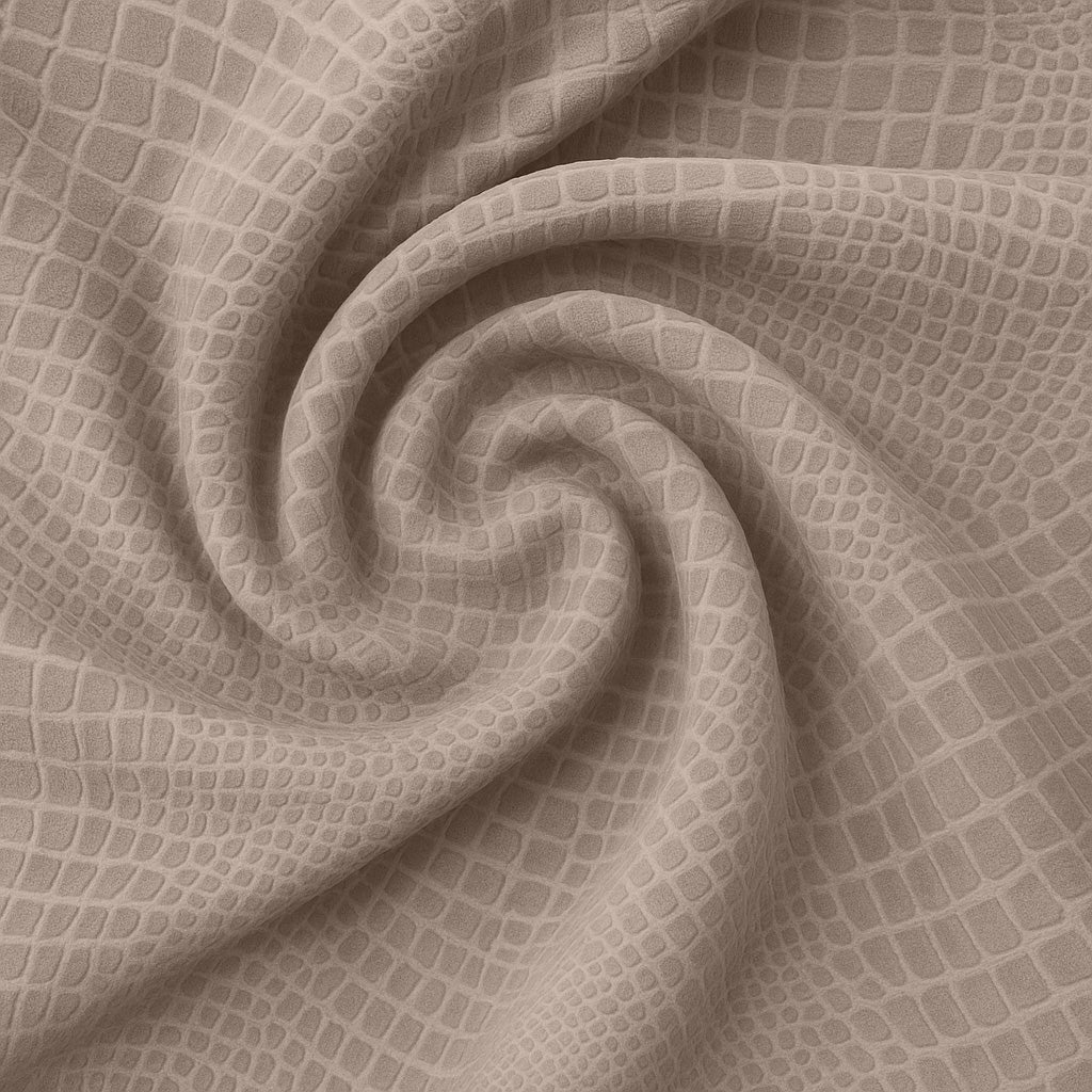 Matras Hoeslaken Velvet  Snake Skin - Desert Taupe