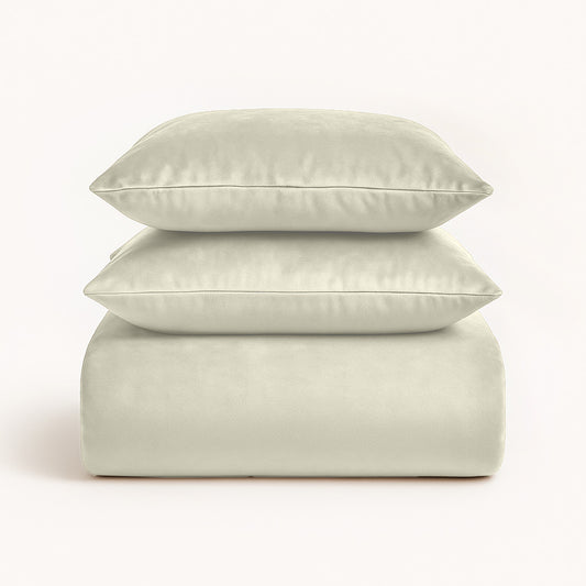 Dekbedovertrek set - Velvet Ivory Creme