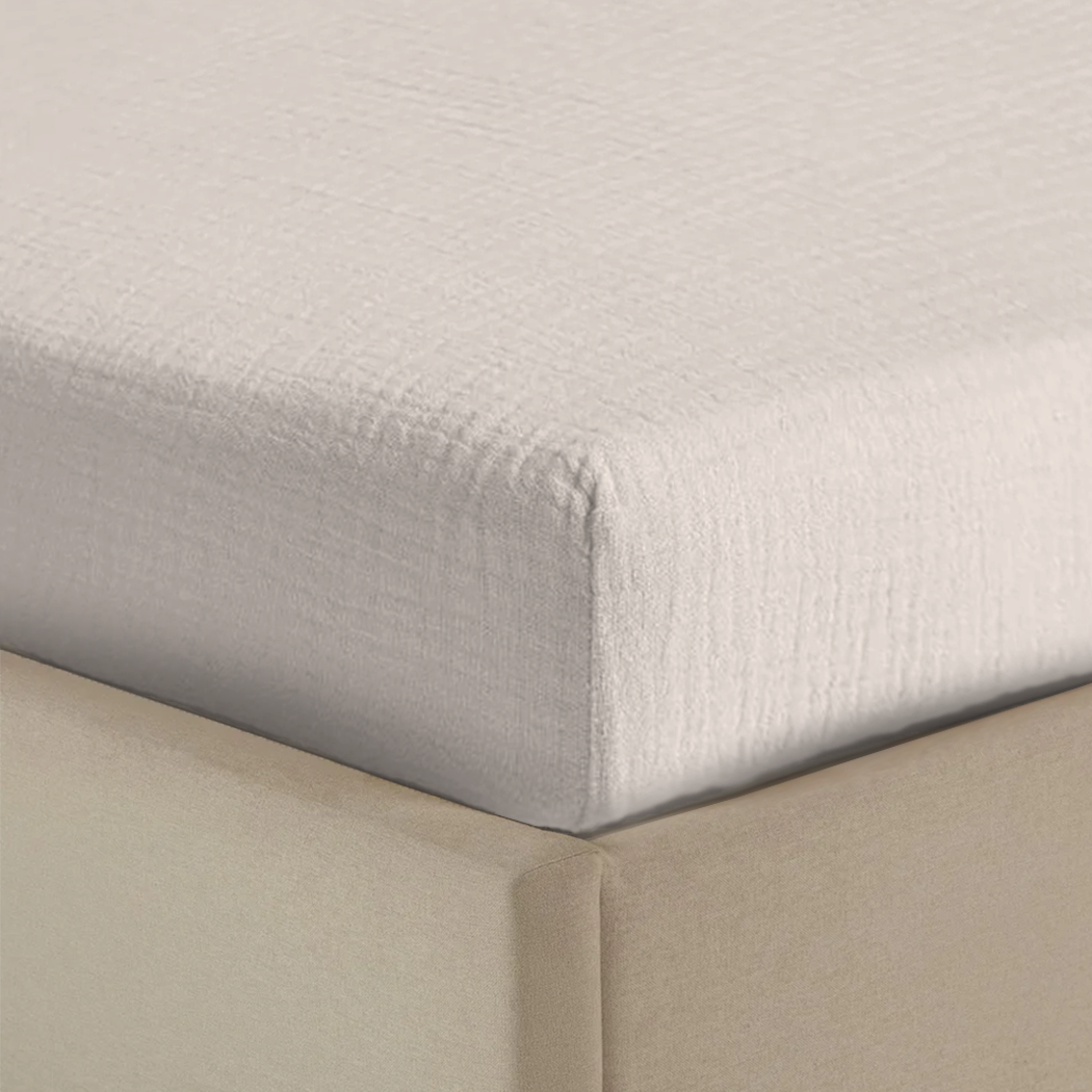 Matras Hoeslaken Mousseline 220TC Offwhite