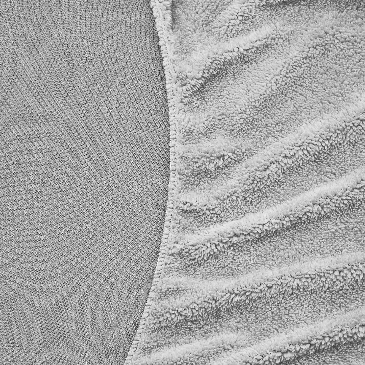Lot de 2 draps-housses pour matelas Teddy Keep Dreaming Stone Grey