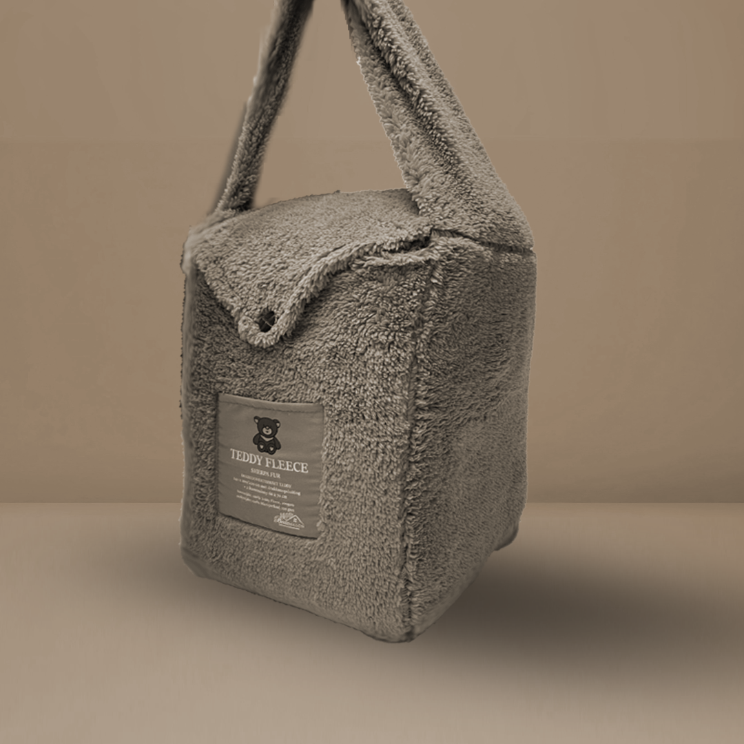 Dekbedovertrek Teddy Fleece Fluffy Iced Coffee