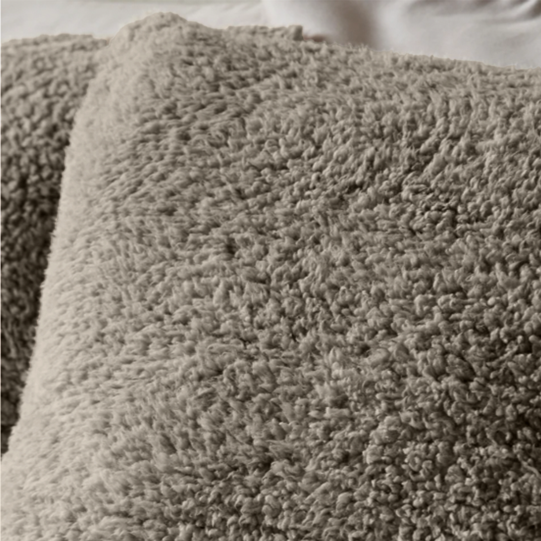 Dekbedovertrek Teddy Fleece Fluffy Iced Coffee