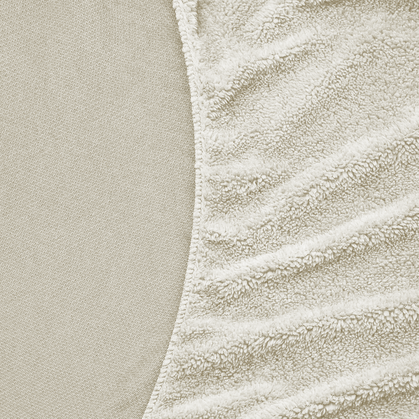 Matras Hoeslaken Teddy - Cappuccino White