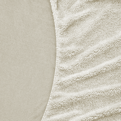 Matras Hoeslaken Teddy - Cappuccino White