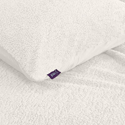 Taies d'oreiller Teddy - Dormir sur des nuages ​​Blanc